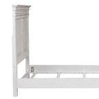 Abbey Park Weathered Brown & Antique White Queen Panel Headboard