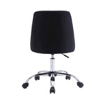 Fabric Upholstered Office Chair with Chrome Base