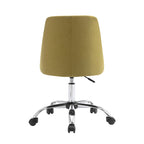 Fabric Upholstered Office Chair with Chrome Base