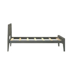Twin-Size Bed with Panel Headboard