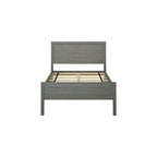 Twin-Size Bed with Panel Headboard