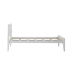 Twin-Size Bed with Panel Headboard