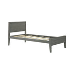 Twin-Size Bed with Panel Headboard