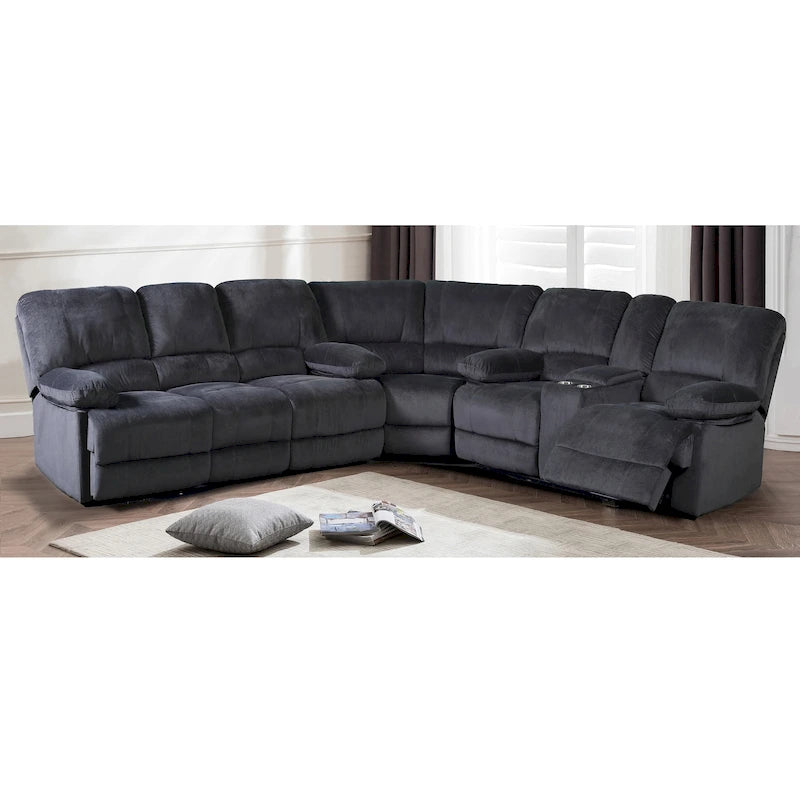 Transitional Polyester Sectional