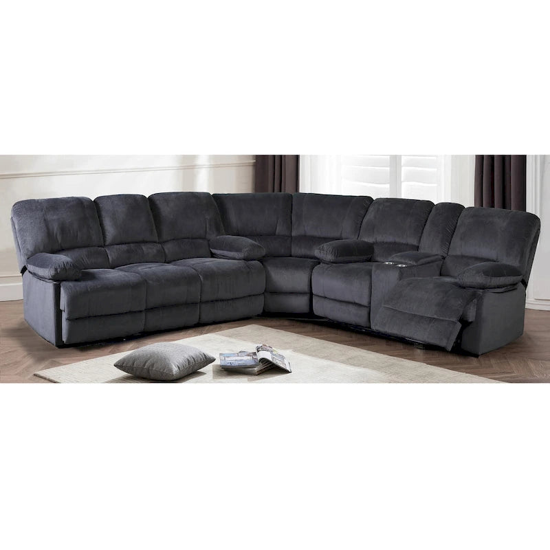 Transitional Polyester Sectional