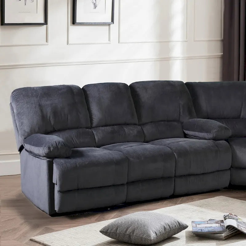 Transitional Polyester Sectional