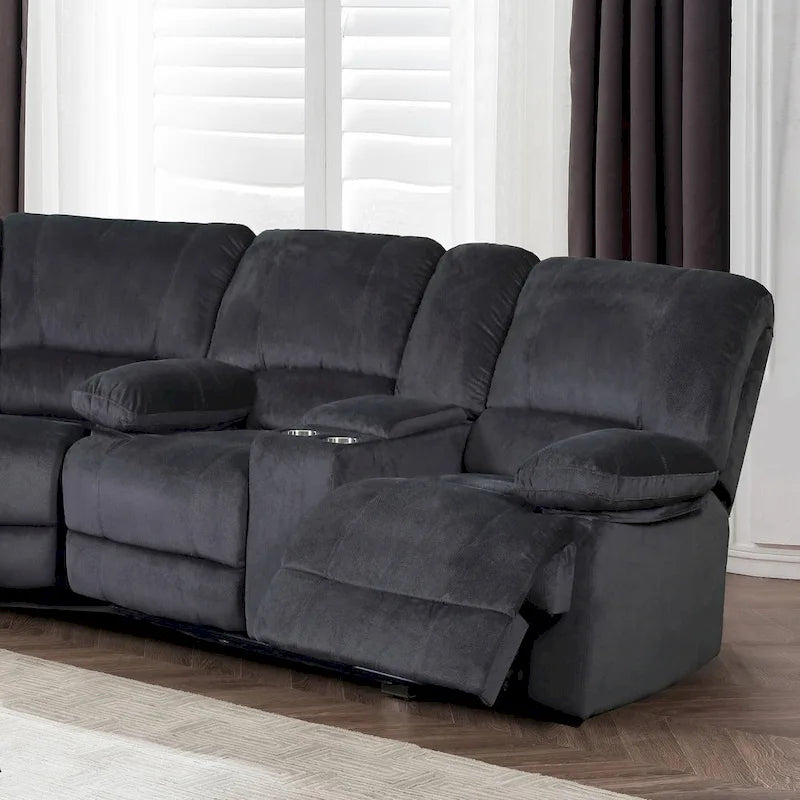 Transitional Polyester Sectional