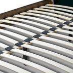 Tufted Beige Fabric Bed