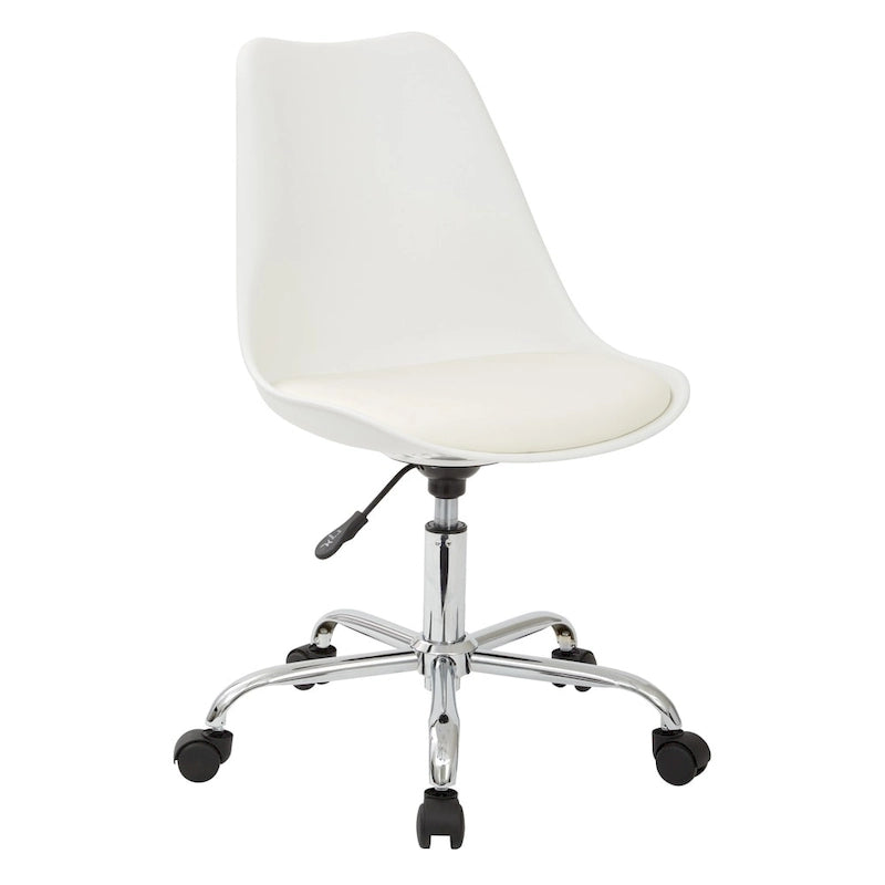 Emerson Pneumatic Chrome Base Office Chair