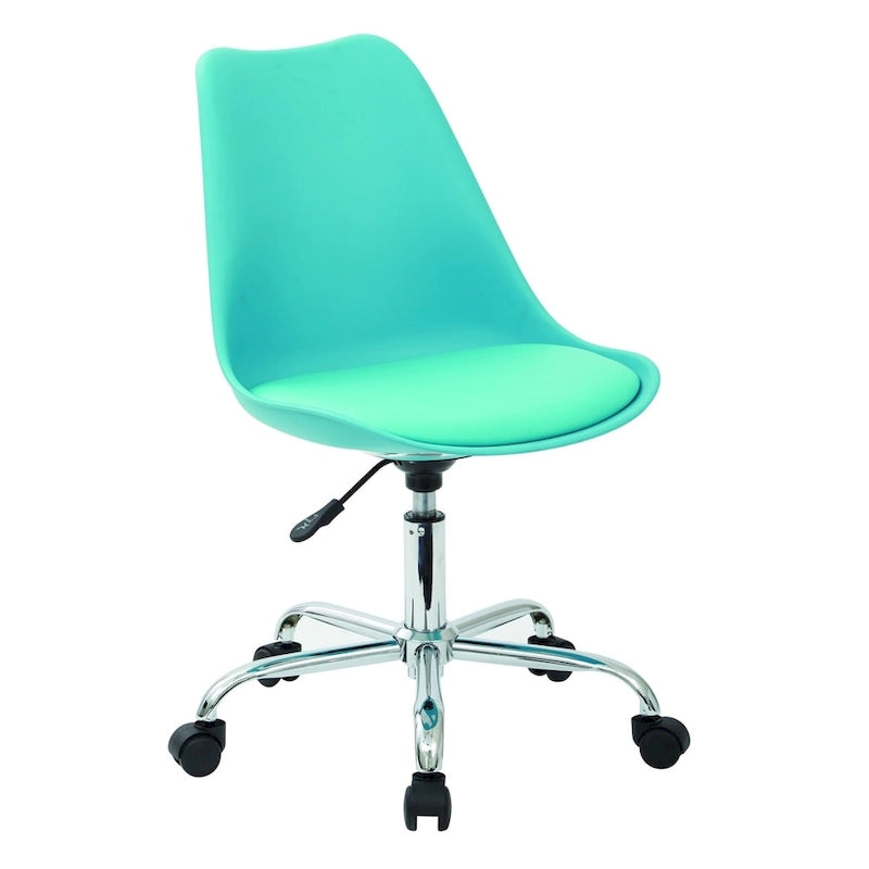 Emerson Pneumatic Chrome Base Office Chair