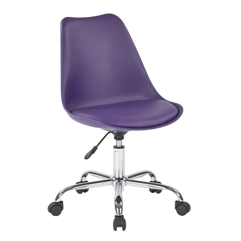 Emerson Pneumatic Chrome Base Office Chair