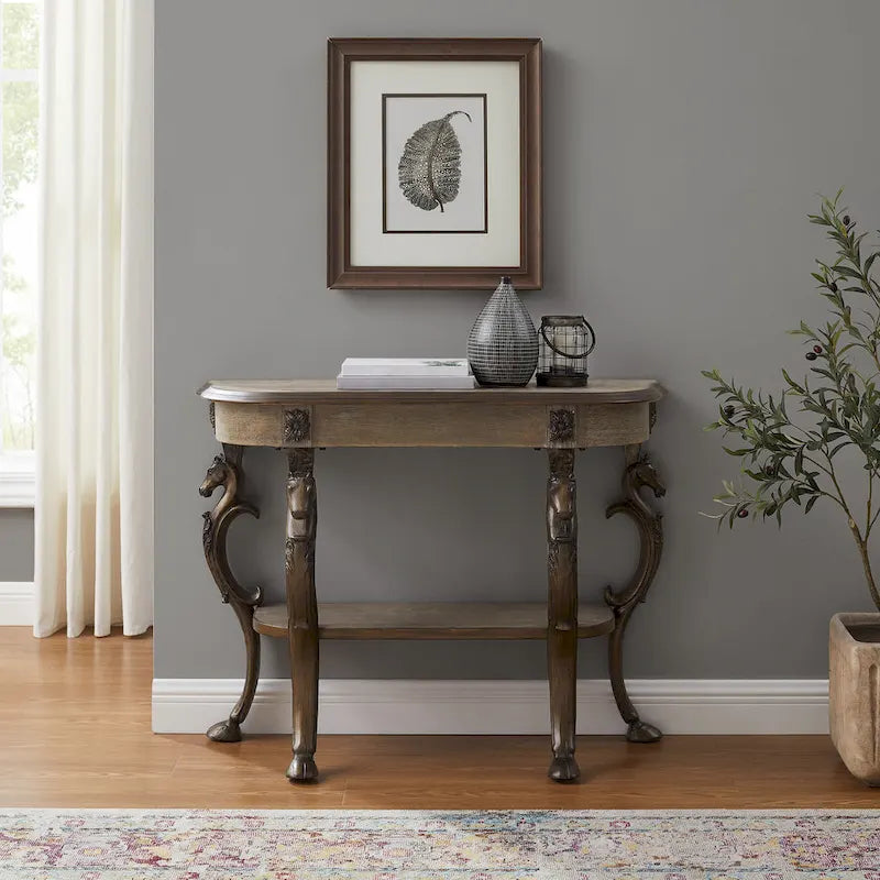Console Table Pewter