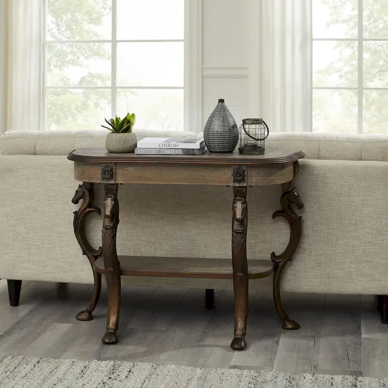 Console Table Pewter