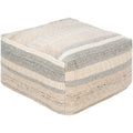 Farmhouse Patchwork 24-inch Square Pouf