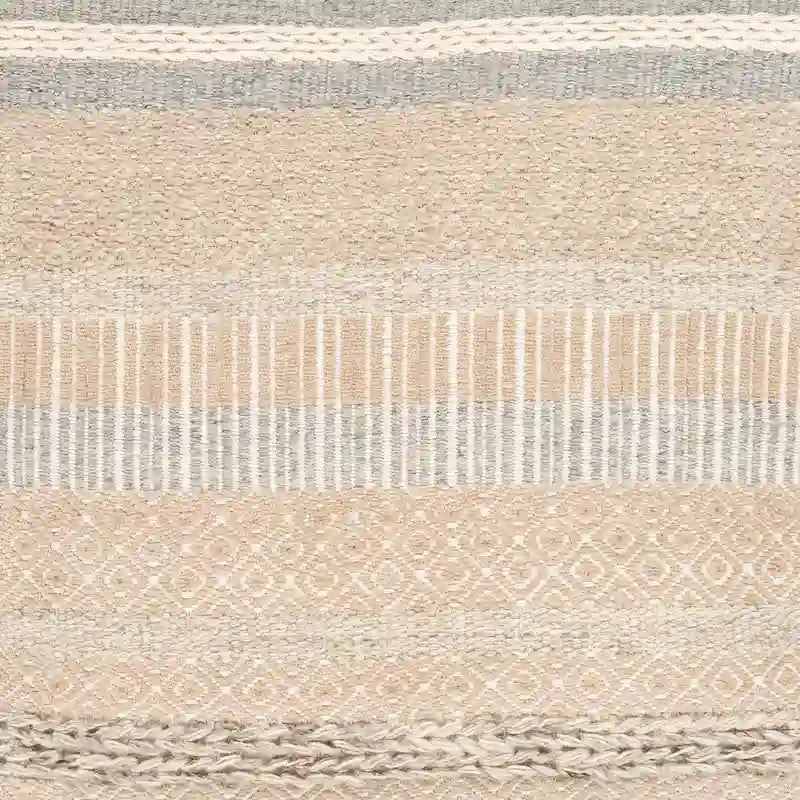 Farmhouse Patchwork 24-inch Square Pouf