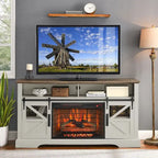 60 In. TV Stand for TVs up to 70 In. with Electric Fireplace