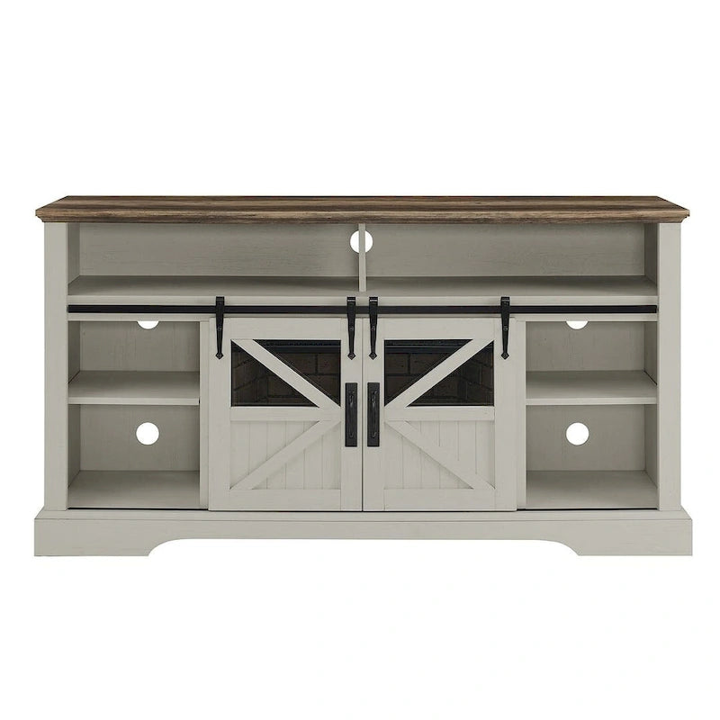 60 In. TV Stand for TVs up to 70 In. with Electric Fireplace