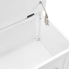 Hall Tree with Bench and Shoe Storage, 19 x 30 x 70.25 Inches