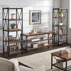 62-Inch Metal Etagere TV Stand for TVs up to 70 Inches