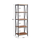 62-Inch Metal Etagere TV Stand for TVs up to 70 Inches