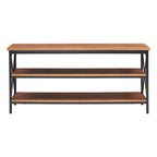 62-Inch Metal Etagere TV Stand for TVs up to 70 Inches