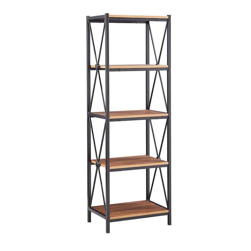 62-Inch Metal Etagere TV Stand for TVs up to 70 Inches
