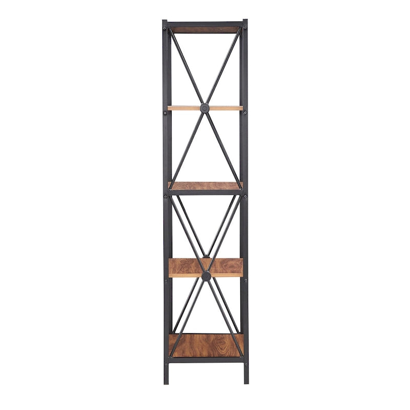 62-Inch Metal Etagere TV Stand for TVs up to 70 Inches
