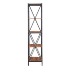 62-Inch Metal Etagere TV Stand for TVs up to 70 Inches