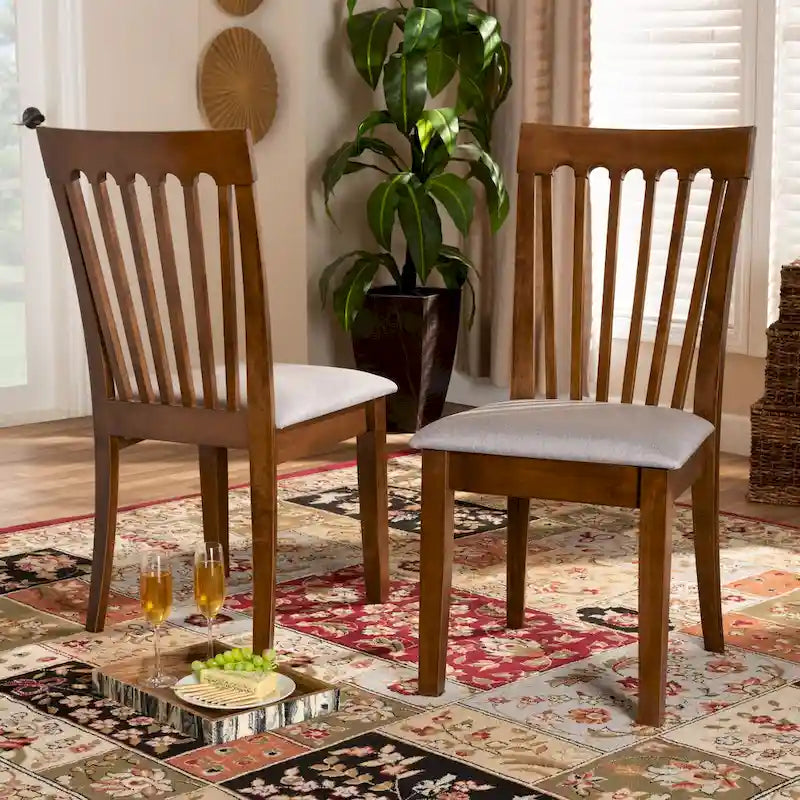 Modern and Contemporary 2-Piece Dining Chair Set