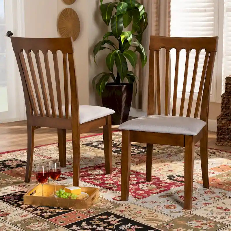 Modern and Contemporary 2-Piece Dining Chair Set
