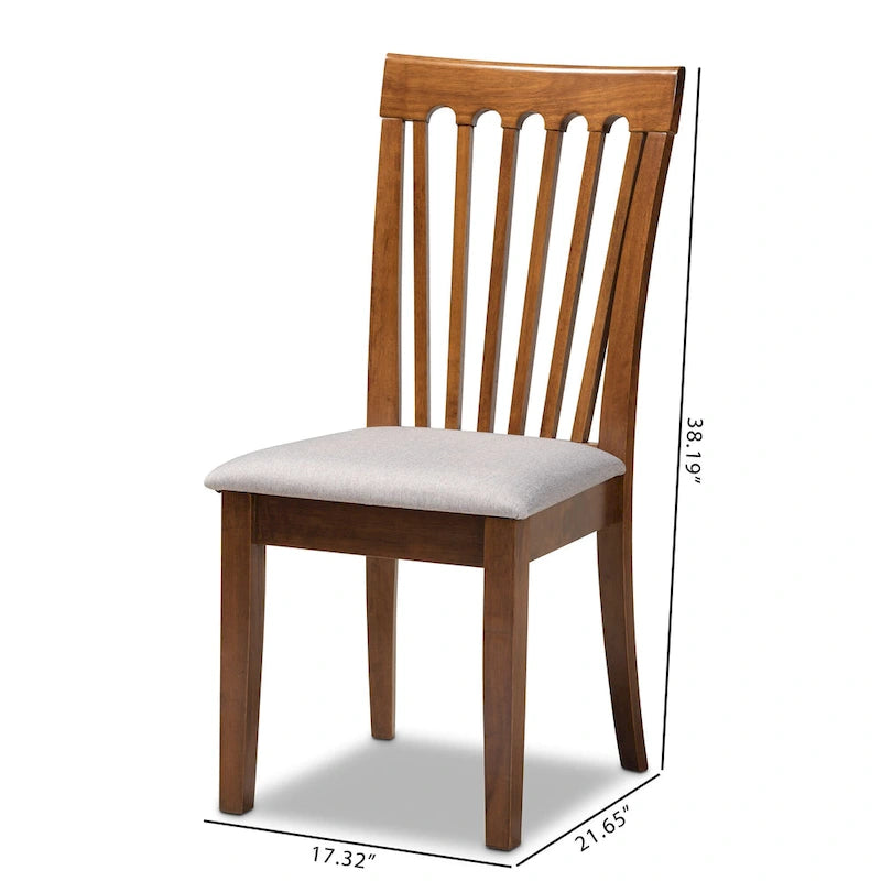 Modern and Contemporary 2-Piece Dining Chair Set