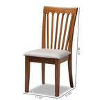 Modern and Contemporary 2-Piece Dining Chair Set
