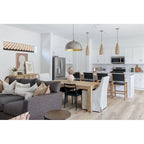 Bedford 75-inch Rectangular Dining Table Square Legs