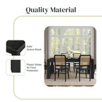 Bedford 75-inch Rectangular Dining Table Square Legs