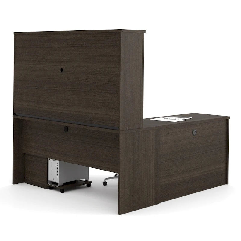 6-drawer L-Shaped Workstation Desk Kit