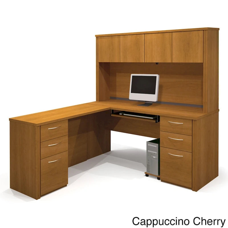 6-drawer L-Shaped Workstation Desk Kit