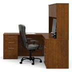 6-drawer L-Shaped Workstation Desk Kit