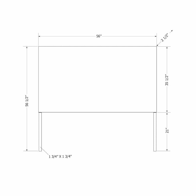 Rattan Headboard with Wall-Mount Anchor Pieces