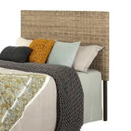 Rattan Headboard with Wall-Mount Anchor Pieces