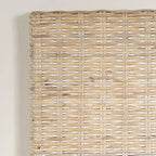 Rattan Headboard with Wall-Mount Anchor Pieces