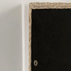 Rattan Headboard with Wall-Mount Anchor Pieces