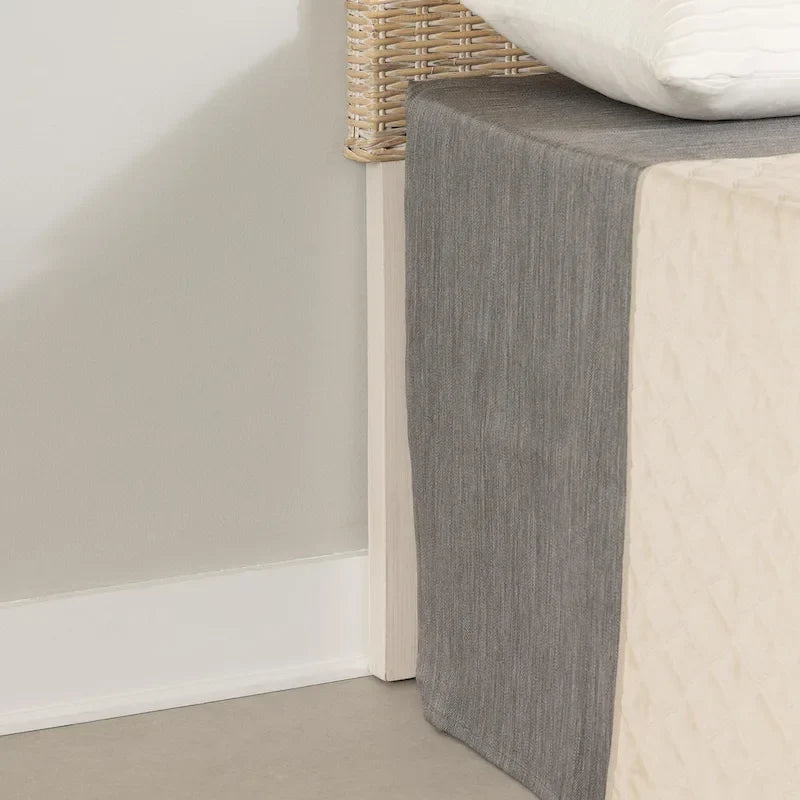 Rattan Headboard with Wall-Mount Anchor Pieces