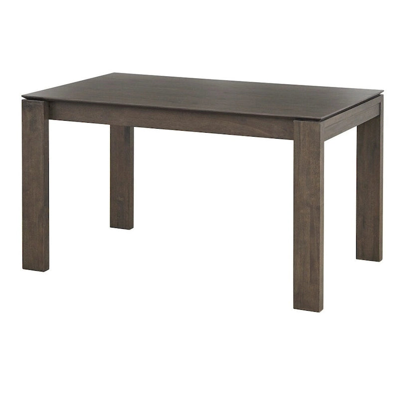 Rustic Grey Dining Table with Rubberwood Legs