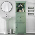 Cabinet with 3 Drawers and Adjustable Shelves for Bathroom,