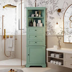 Cabinet with 3 Drawers and Adjustable Shelves for Bathroom,