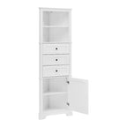 Cabinet with 3 Drawers and Adjustable Shelves for Bathroom,