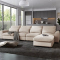Convertible Sofa Couch with Reversible Chaise