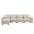 Convertible Sofa Couch with Reversible Chaise