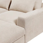 Convertible Sofa Couch with Reversible Chaise