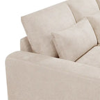 Convertible Sofa Couch with Reversible Chaise